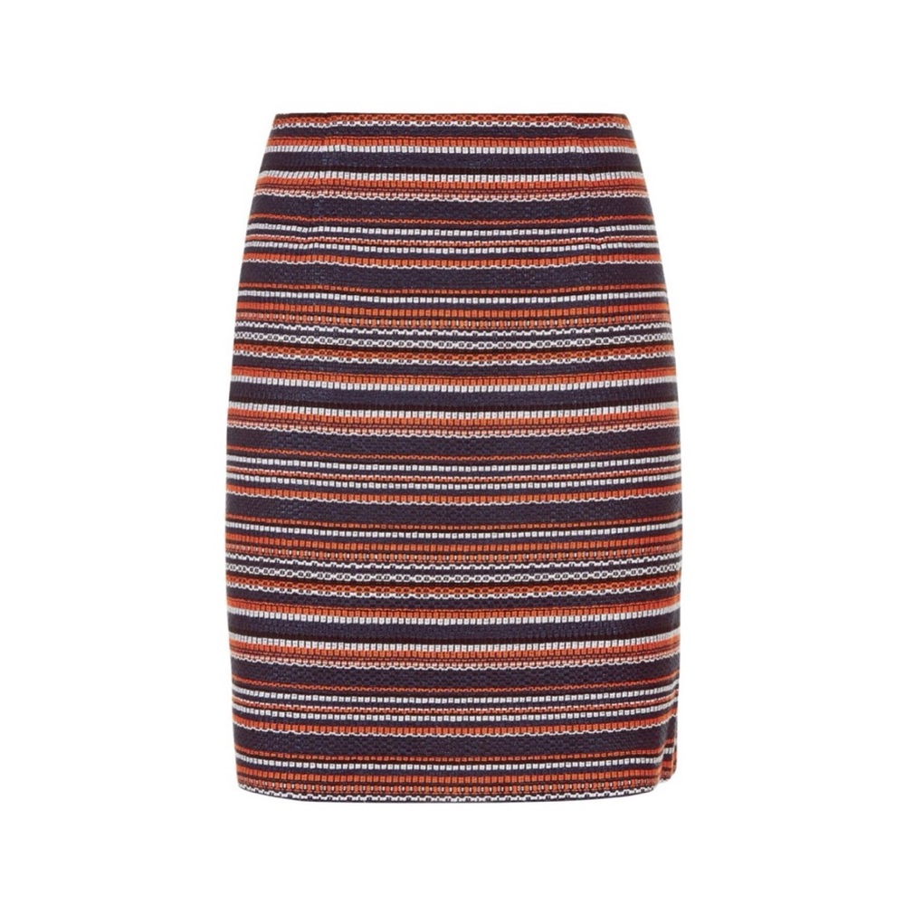 Hobbs Tammi Striped Skirt - Picture 2 of 6